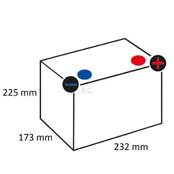 Bateria 12V 60Ah 510A