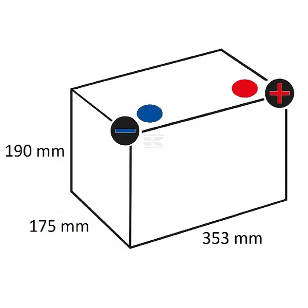 Bateria 12V 95Ah 800A