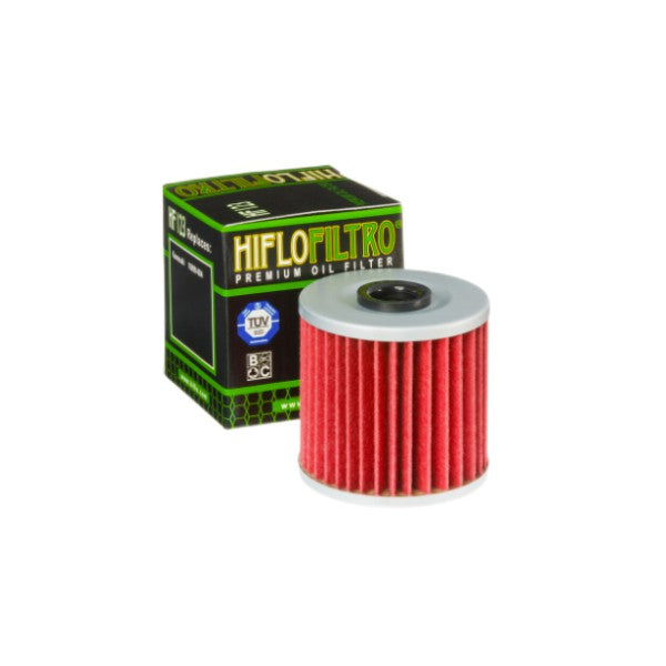 Filtro óleo Hiflofiltro HF123 para motas