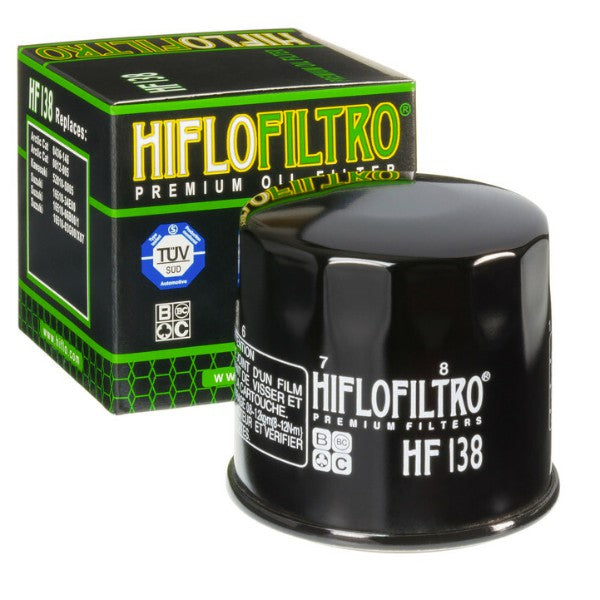 Filtro óleo Hiflofiltro HF138 para motas