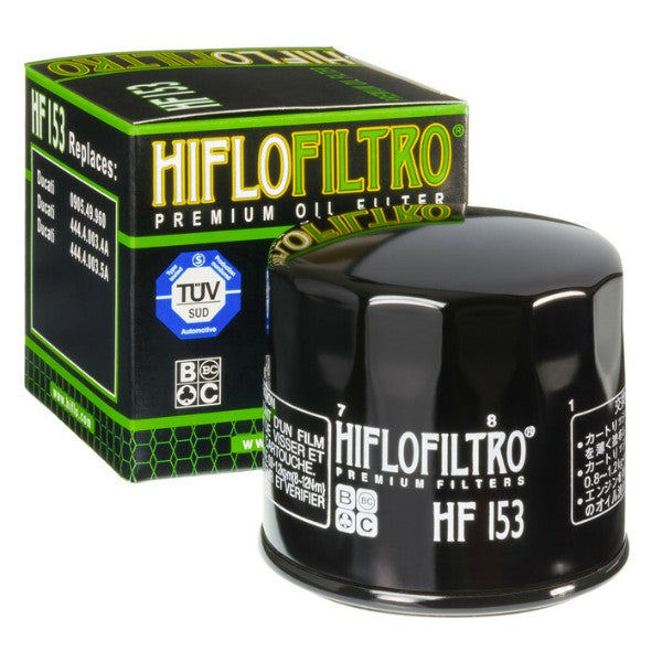 Filtro óleo Hiflofiltro HF153 para motas