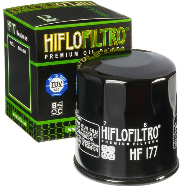 Filtro óleo Hiflofiltro HF177 para motas