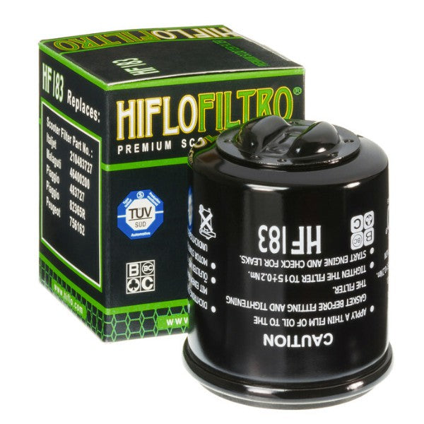 Filtro óleo Hiflofiltro HF183 para motas