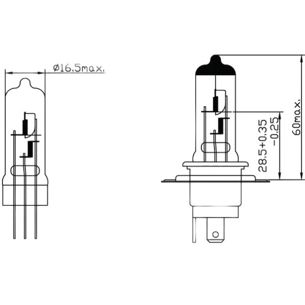 Lâmpada halogéneo HB4 12V - 60W/55W