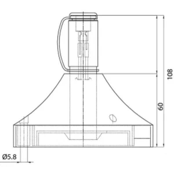 Suporte para farol.